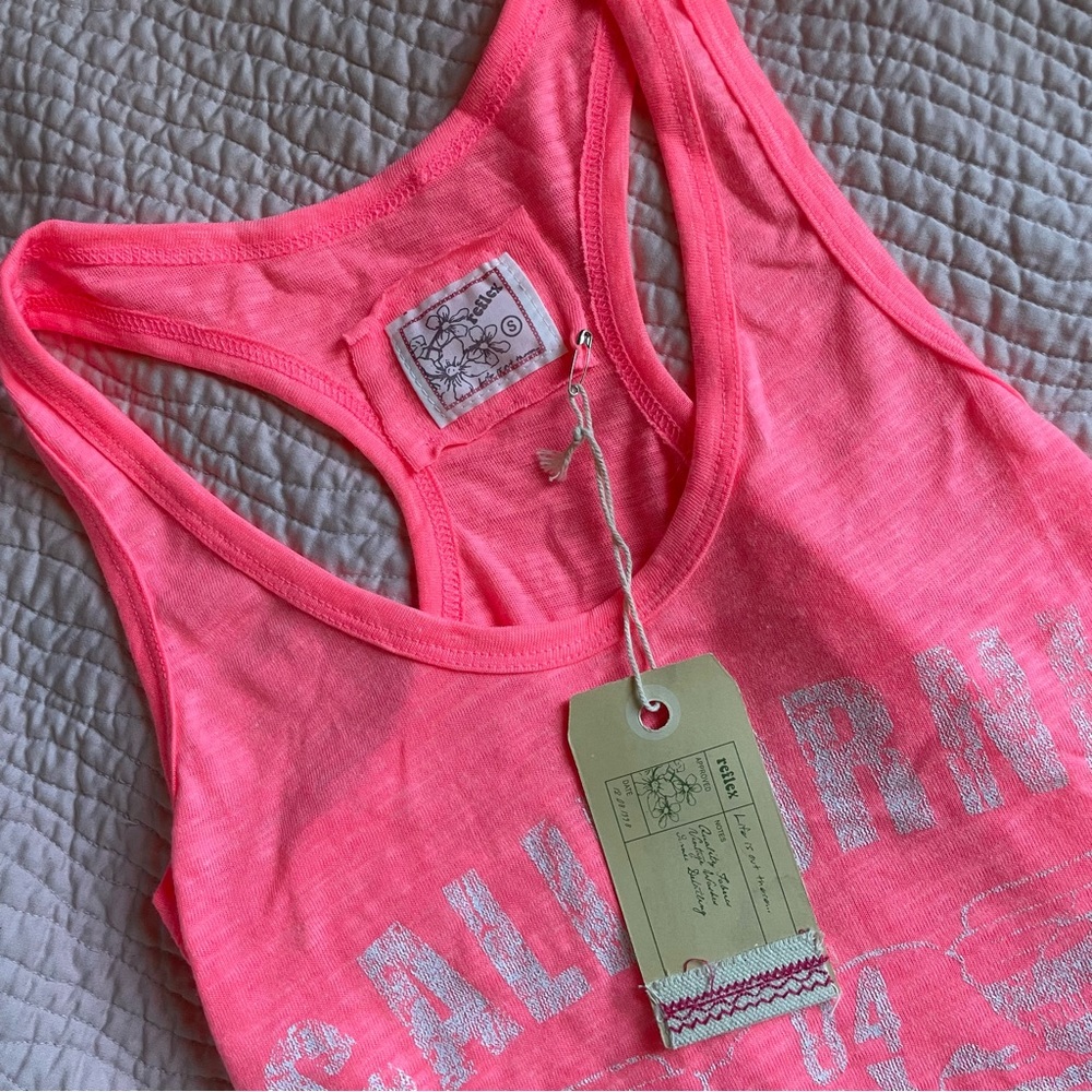 Neon Pink Tank Top
